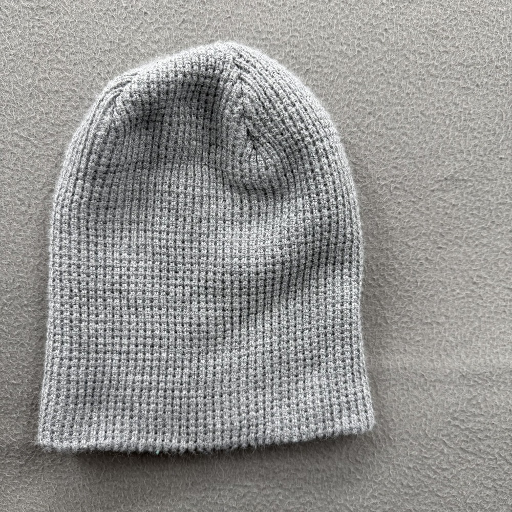 Pendleton Hat Beanie Mens One‎ Size Gray Cuffed Knit Acrylic USA Winter Stretch